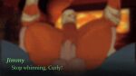  2026 2boys balls bandages blood burn_scar burn_scars curly_(mouthwashing) english_text gif gif helpless horror_game human indoors jimmy_(mouthwashing) male male_only male_rape_victim mouthwashing painful rape reverse_suspended_congress soynutts teeth_showing video_game_character yaoi 