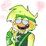 1boy ahe_gao ahegao_face blush breath breath_cloud broz_boyz broz_boyz_go cum doodle freckles gay_male hand_sign innuendo male male_only milk oc ocs original_character original_characters semen semen_on_face tongue yaoi zlayway_(miles)