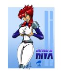  breasts graphicbrat groping kiva_andru megas_xlr short_hair solo 