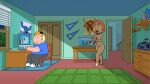  ass ball_gag big_breasts chris_griffin erect_nipples family_guy lois_griffin nude ready_to_fuck thighs 
