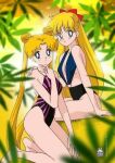 2_girls adult_swim alluring ash_valery bikini bishoujo_senshi_sailor_moon bishoujo_senshi_sailor_moon_r bishoujo_senshi_sailor_moon_r_the_movie bishoujo_senshi_sailor_moon_s bishoujo_senshi_sailor_moon_s_the_movie bishoujo_senshi_sailor_moon_supers bishoujo_senshi_sailor_moon_supers_the_movie blonde_hair jungle minako_aino multiple_girls nature one_piece_bikini swimsuit tagme toei_animation toonami usagi_tsukino viz_media