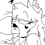  1boy1girl broz_boyz broz_boyz_go doodle fellatio mo_color monochrome oc ocs original_character original_characters penis penis_in_mouth pinkyroxxy_(pinky) 