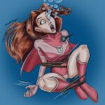 1girl amazon_prime aqua_enjoyer asphyxiation atom_eve bubbles death drowning female female_death invincible peril rope rope_bondage samantha_eve_wilkins solo tagme tied_up underwater underwater_peril