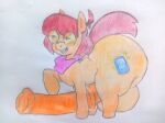 1futa 1girl 1girls ahoge balls big_ass big_balls big_penis big_testicles boss_(thelittlenerdys) brown_hair buck_teeth cutie_mark denist_lewd fat_ass futanari glasses horse horse_ears horse_penis horse_tail horsecock huge_ass huge_balls huge_cock huge_penis huge_testicles my_little_pony nerd nerdy nerdy_female orange_body orange_glasses pony scarf simple_background testicle thighs traced traced_art tracing traditional_media traditional_media_(artwork) twitter_user_oc twitter_user_sona