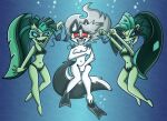 2026 3girls animal_humanoid anthro aquatic aquatic_humanoid assisted_exposure bikini blush breasts canid canid_demon canine clothing clothing_theft covering covering_breasts covering_crotch demon digital_media_(artwork) ear_piercing embarrassed embarrassed_naked_female embarrassing_nudity female fish fish_humanoid footwear fur glam_(helluva_boss) glitz_(helluva_boss) green_body green_hair grey_body grey_fur grey_hair group hair hellaverse hellhound helluva_boss high_res holding_bikini_bottom holding_bikini_top humanoid loona_(helluva_boss) mammal mythological_canine mythological_creature mythology navel open_mouth piercing red_sclera scuba_fins shinragod sibling_(lore) sister_(lore) sisters_(lore) stealing swimwear teeth trio twins_(lore) two-piece_swimsuit underwater water white_body white_eyes white_fur