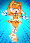 bbmbbf blush breasts mobius_unleashed palcomix sega sonic_(series) sonic_the_hedgehog_(series) tikal_the_echidna upshirt upskirt