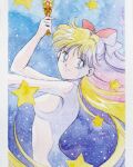 1990s_(style) 1girl adult_swim alluring ash_valery bishoujo_senshi_sailor_moon bishoujo_senshi_sailor_moon_r bishoujo_senshi_sailor_moon_r_the_movie bishoujo_senshi_sailor_moon_s bishoujo_senshi_sailor_moon_s_the_movie bishoujo_senshi_sailor_moon_supers bishoujo_senshi_sailor_moon_supers_the_movie blonde_hair blue_background blue_eyes bow censored earrings high_res jewelry long_hair medium_breasts minako_aino nude red_bow retro_artstyle star_(symbol) star_censor toei_animation toonami traditional_media very_long_hair viz_media