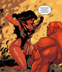 betty_ross big_penis black_hair cheating cheating_wife damaged_clothes daughter destruction doomart father father_&amp;_daughter imminent_sex leaking_precum marvel marvel_comics precum red_hulk red_she-hulk red_skin ripping_clothing sitting_on_person superhero superheroine throbbing_penis thunderbolt_ross