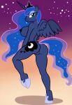 accurate_art_style ai_generated big_breasts breasts hasbro my_little_pony my_little_pony_friendship_is_magic nipples nude princess_luna_(mlp) pussy
