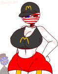  1boy 1girl 1girls among_us among_us_reference countryhumans countryhumans_girl erect_nipples_under_clothes kak0yt0_chel male mcdonald's tagme united_kingdom_(countryhumans) united_states_of_america_(countryhumans) 
