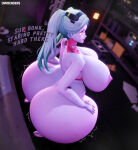 1girl cd_projekt_red cute cyberpunk:_edgerunners cyberpunk_2077 dwrenders erect erect_nipples female justafunguy23 netflix nipples nude rebecca_(edgerunners) sexy solo squatting