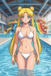 1girl adult_swim alluring bikini bishoujo_senshi_sailor_moon bishoujo_senshi_sailor_moon_r bishoujo_senshi_sailor_moon_r_the_movie bishoujo_senshi_sailor_moon_s bishoujo_senshi_sailor_moon_s_the_movie bishoujo_senshi_sailor_moon_supers bishoujo_senshi_sailor_moon_supers_the_movie blonde_hair blue_eyes dario pin_up swimming_pool toei_animation toonami usagi_tsukino viz_media water_park water_slide waterpark waterslide