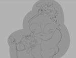 1futa 1girls areola artist_request balls big_balls big_breasts big_penis breasts bunny_ears bunny_girl bunny_tail disembodied_penis furry futanari grabbing greyscale huge_ass huge_balls huge_breasts huge_cock huge_penis huge_testicles monochrome nipples nude nude_female pash_(ir1scritter) penis precum precum_drip precum_on_penis screen_face sideboob simple_background testicle thick_thighs thighs tv_head tv_screen tvhead twitter_user_oc veiny_cock veiny_penis