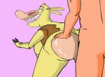  anal_sex anthro ass ass_focus ass_grab ass_up big_ass bovine breasts cartoon_network cow_(cow_and_chicken) cow_and_chicken cum_in_ass doggy_position doggy_style_position eevo furry furry_ass gif human_on_anthro nipples nude nude_female penis pussy sex swinging_breasts video 