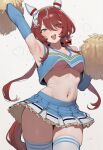  1girl ai_generated animal_ears armpits ass big_breasts bouncing_breasts bra breasts cheerleader cheerleader_outfit cheerleader_uniform gigantic_ass gigantic_breasts hair_ornament hips horse_ears horse_girl horse_tail huge_ass huge_breasts navel open_mouth pom_poms skirt smile steam steamy_breath sukit96926 sweat sweatdrop sweating tail thick_thighs thighs tummy umamusume umamusume_pretty_derby white_background wide_hips win_variation_(umamusume) 