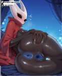 1girl 1girl 1girl 1girls ai_generated anthro anus ass ass_focus ass_grab big_ass black_skin blue_anus blue_nipples blue_pussy blush bottomless breasts breasts_out clitoris cloak female_only fit fit_female from_behind furry furry_female grabbing grabbing_own_ass high_res high_resolution hollow_knight hollow_knight:_silksong hornet_(hollow_knight) horns legs_together looking_at_viewer looking_back lying medium_breasts night nipples nude on_bed on_side petite presenting pussy pussy_juice red_cloak shiny shiny_skin solo_female spread_ass spread_pussy spreading sweat sweatdrop team_cherry thick_thighs thigh_gap thighs uncensored wide_hips xsinsai