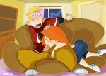 couch disney erection fellatio handjob kim_possible kimberly_ann_possible mrsamson00_(artist) oral penis