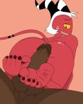 2boys 5_toes albino anthro balls barefoot bbc cyborg-steve dark_skin demon edit fangs feet feminine foot_fetish foot_play footjob fuckboy furry genitals helluva_boss horns human humanoid_feet imp looking_back male/male moxxie moxxie_(helluva_boss) moxxie_(vivzmind) nude penis rear_view reverse_footjob sex sexy sexy_feet sexy_soles soles tail teeth toeclaws toes twink two-footed_footjob vivienne_medrano vivziepop white_hair yaoi yellow_eyes