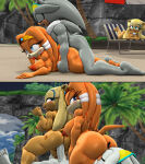 1boy 2girls ahegao_face ambiguous_penetration anal_sex anthro facesitting female gold_the_tenrec idw_publishing male mikumikudance mmd nude sega silver_the_hedgehog silverteam2017 smug_face sonic_adventure sonic_the_hedgehog_(comics) sonic_the_hedgehog_(idw) sonic_the_hedgehog_(series) tikal_the_echidna