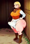 1futa ai_generated ashley_graham ass big_ass big_breasts breasts capcom erection erection_under_clothes fundoshi fundoshi_futanari fundoshilover101 futanari huge_ass resident_evil
