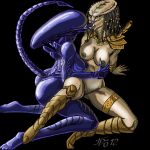 alien aliens_vs_predator grriva interspecies predator xenomorph yautja yuri