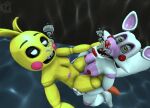 1futa 1girl animatronic breasts drunk_crowley female five_nights_at_freddy's five_nights_at_freddy's_2 futanari intersex mangle_(fnaf) nude scott_cawthon sex sfm toy_chica_(fnaf) underwater underwater_sex