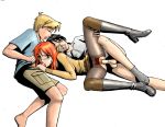  ass bottomless condom double_penetration erection fellatio handjob jessie_bannon jonny_quest jonny_quest_(character) oral penis pussy spread_legs the_real_adventures_of_jonny_quest vaginal 