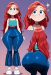 1girl ai_generated ass big_ass breasts chelsea_(ruby_gillman) disney fundoshilover101 huge_ass pixar ruby_gillman,_teenage_kraken