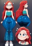 1girl ai_generated ass big_ass breasts chelsea_(ruby_gillman) disney fundoshilover101 huge_ass pixar ruby_gillman,_teenage_kraken