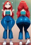 1girl ai_generated ass big_ass breasts chelsea_(ruby_gillman) disney fundoshilover101 huge_ass pixar ruby_gillman,_teenage_kraken