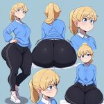 1girl ai_generated ass big_ass breasts disney fundoshilover101 huge_ass inside_out inside_out_2 pixar riley_anderson