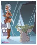 ahsoka_tano alien ass blue_eyes funny hackman23 looking_back looking_down pointy_ears star_wars star_wars:_the_clone_wars togruta yoda