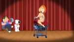 breasts brian_griffin chris_griffin erect_nipples family_guy lois_griffin machine masturbation nude orgasm_face thighs vibrator