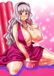 breasts female huge_breasts idolmaster large_breasts nipples puffy_nipples shijou_takane solo yokkora