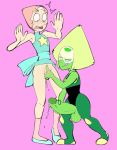 cartoon_network futanari pearl pearl_(gem) pearl_(steven_universe) peridot peridot_(steven_universe) steven_universe