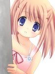  arizuki_shiina bad_id blue_eyes brown_hair dress hair_ornament hairclip kiseki_(poison) kud_wafter little_busters! long_hair quad_tails smile solo 