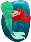 1girl 1girl 1girl ass atomickingboo big_breasts disney disney_princess female_only green_tail hourglass_figure jpeg light-skinned_female light_skin lipstick long_hair mermaid mermaid_ass mermaid_tail princess princess_ariel red_hair red_lips red_lipstick seduction seductive seductive_eyes seductive_look seductive_mouth seductive_pose seductive_smile signature smile the_little_mermaid underwater very_long_hair voluptuous water wide_hips