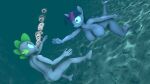  1boy 1girl anthro asphyxiation barefoot big_ass big_breasts breasts bubbles cub daemont92 dragon drowning feet female freediving friendship_is_magic hasbro male my_little_pony nipples nude peril plantigrade pony spike spike_(mlp) swimming thick_thighs twilight_sparkle twilight_sparkle_(mlp) underwater wide_hips young 