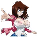 anzu_mazaki big_breasts bimbo breasts brown_hair gigantic_breasts huge_breasts huge_nipples large_breasts mazaki_anzu nipples school_uniform schoolgirl tea_gardner yu-gi-oh! yu-gi-oh!_duel_links yu-gi-oh!_duel_monsters