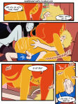  1boy 2_girls adventure_time age_difference ass ass_grab big_ass black_hair blush breasts cartoon_network comic cowgirl_position deep_penetration drpizzaboi1 english_text female_on_top finn_the_human flame_princess grey_skin inkershike large_ass long_hair marceline mature_female mature_woman nipples nude nude_female older_female orange_hair orange_skin page_11 page_number pale_skin penetration penis pleasure_face pussy sex shorts straight_hair text threesome vaginal_penetration vaginal_sex vampire younger_female younger_male 