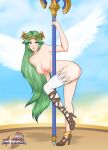  1girl 1girls breasts breasts_out kid_icarus nintendo nipples nude nude_female palutena r3dfive tagme 