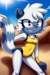 fanart lemur mobian_(species) mobians.ai tagme tangle_the_lemur