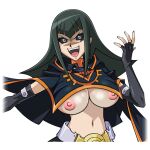 big_breasts bimbo breasts carly_carmine carly_nagisa corruption gigantic_breasts green_hair huge_breasts huge_nipples large_breasts nipples topless underboob yu-gi-oh! yu-gi-oh!_5d&#039;s yu-gi-oh!_duel_links