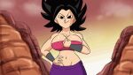 1girl 2_girls attractive beautiful_female beautyful big_breasts bitch black_hair bouncing_breasts breast_drop breasts caulifla dragon_ball dragon_ball_super excited excited_for_sex exhibitionism female_focus female_pervert gif hooker kale_(dragon_ball) nipples perfect perfection pervert plucking prostitute prostitution provocating provocative sex_invitation sexually_suggestive smile