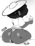  afro beach black_hair dark_skin femboy huge_ass jayden_(fazzinart) swimsuit tight_clothing 