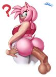 1girl 1girl amy_rose ass balls big_ass big_breasts big_breasts big_breasts big_penis blu_rent breasts bubble_butt clothing dat_ass disembodied_hand disembodied_penis fat_ass huge_ass huge_breasts huge_cock large_ass penis png question_mark sega sonic_the_hedgehog_(series) thick_ass thick_thighs torn_clothes wide_hips