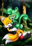 1boy 1girl anthro anus ass bbmbbf blush breasts claire_voyance looking_at_viewer male male/female miles_"tails"_prower mobius_unleashed nipples one_eye_closed open_mouth palcomix penis pussy sega sex sonic_the_hedgehog_(series) tails_the_fox tongue tongue_out vaginal vaginal_penetration vaginal_sex