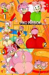  1boy 2020 2girls amy_rose anal anthro anus ass big_ass big_breasts bisexual blush bodily_fluids breast_play breasts canid canine classic_amy_rose classic_sonic_(universe) clothed clothing colored comic cum cum_in_ass cum_inside cum_on_breasts cum_on_face dat_ass deepthroat digital_media_(artwork) duo english_text erection eulipotyphlan fellatio female female/female female_penetrated footwear fox french_kissing fur genital_fluids genitals gloves green_eyes group handwear hedgehog high_res huge_ass huge_breasts hugging interspecies kissing licking licking_lips looking_at_viewer looking_back male male/female male_penetrating mammal miles_&quot;tails&quot;_prower nipples oral oral_penetration ota_(artist) paizuri partially_clothed penetration penile penis pink_body pink_fur plump_labia presenting presenting_anus presenting_hindquarters prostate prostate_stimulation pussy pussy_stacking sega selfcest sex shoes simple_background smile sonic_the_hedgehog_(series) square_crossover text thick_thighs tongue tongue_out tribadism trio vaginal wide_hips 