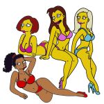 4girls sexy sexy_body the_simpsons