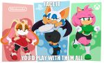  amy_rose cream_the_rabbit fanart rouge_the_bat tagme 